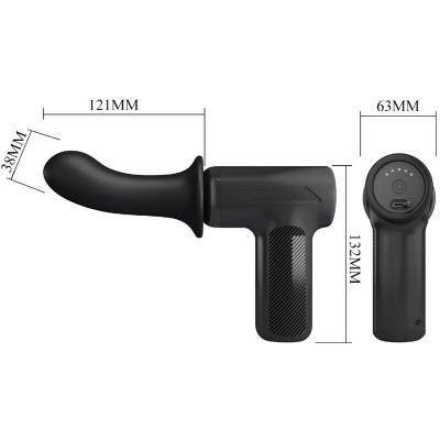 Pretty Love DJ Doctor Massager 5 Settings Black - image 8