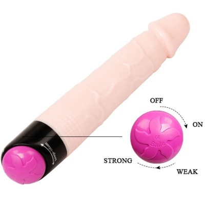 Baile Colorful Realistic Vibrator 24 cm Vibration Rotation - image 4