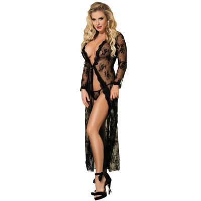 Subblime Peignoir Babydoll Floral Design One Size - image 2