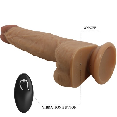Pretty Love Jonathan Silicone Dildo 21 CM Remote - image 4