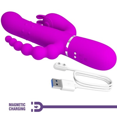 Pretty Love Cammy Triple Vibrator 4-in-1 Pink - image 7