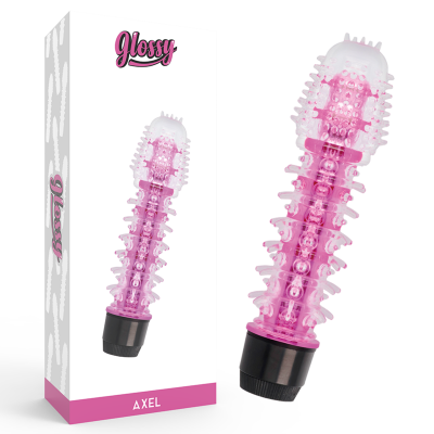 Glossy Axel Pink Vibrator