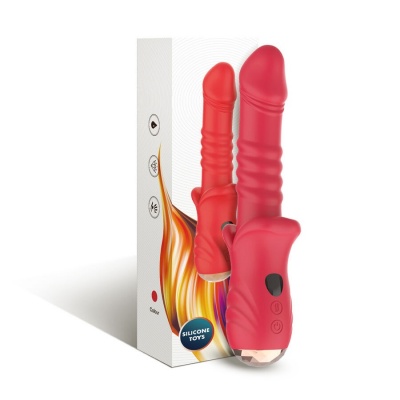 Armony A-Spot Stimulating Vibrator Dildo Red - image 1