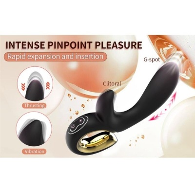 Nalone Lulu Rabbit Vibrator - Black - image 7