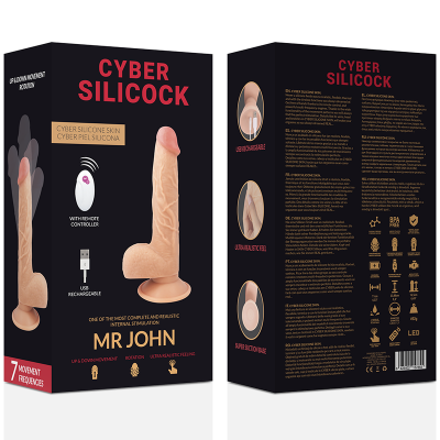 Cyber Silicock Mr John Realistic Vibrator 23.88CM - image 7