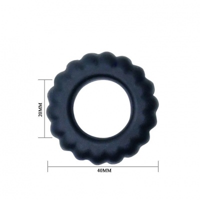 Baile Titan Cockring Black 2cm - image 4
