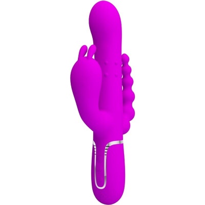 Pretty Love Cammy Triple Vibrator 4-in-1 Pink Pretty Love Cammy Triple Vibrator 4-in-1 Pink