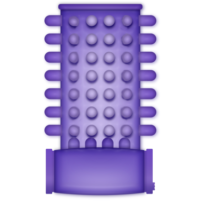 Casual Love Vibrating Sleeve Purple - image 1