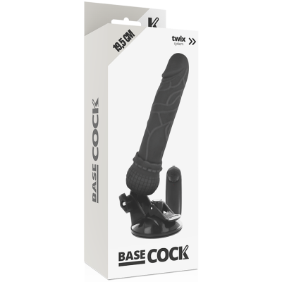 Basecock Realistic Vibrator Black 19.5 cm - image 4