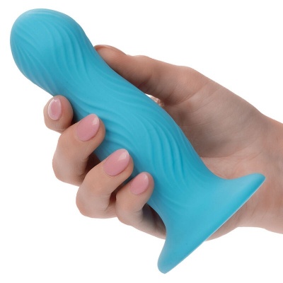 CalExotics Wave Rider Swell Anal Plug Blue - image 1