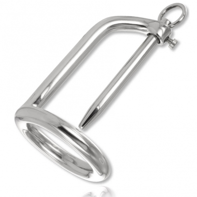 Metal Hard Gland Ring with Urethral Plug