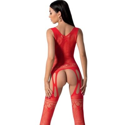 Passion BS099 Bodystocking Red One Size - image 2