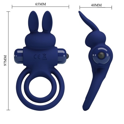 Pretty Love Darey Double Ring Rabbit Blue - image 6