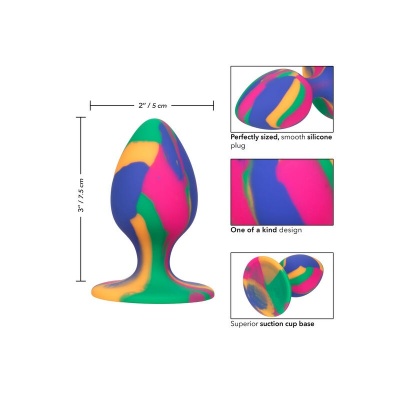 Calexotics - Cheeky Medium Tie-dye Plug Anal - image 3