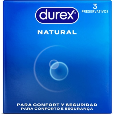 Durex - Natural Condoms 3 Units Durex - Natural Condoms 3 Units