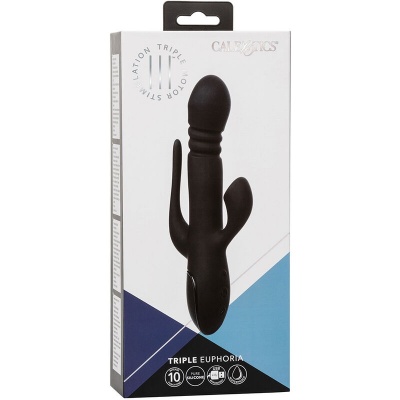 CalExotics Triple Euphoria Vibrator Black - image 11