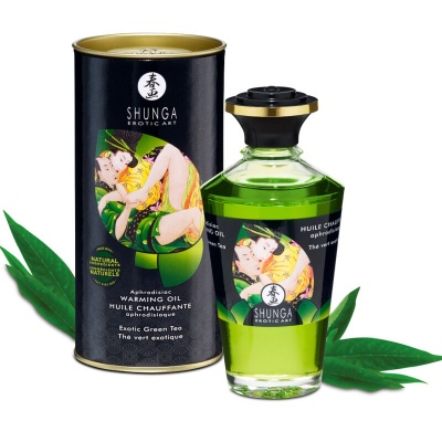 Shunga Organic Green Tea Heat Oil 100ML Shunga Organic Green Tea Heat Oil 100ML