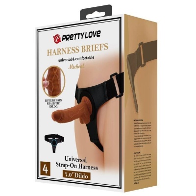Pretty Love Michael Harness Briefs with Dildo 20CM - image 10