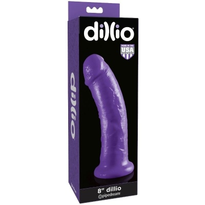 Dillio Dildo 20.32 CM Purple - image 2