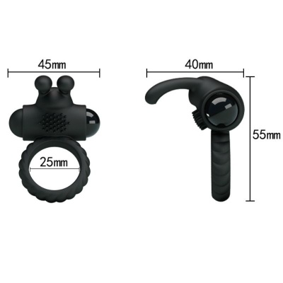 Pretty Love Eudora Vibrating Ring Stimulator - image 6