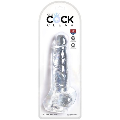 King Cock Clear Realistic Penis 16.5 CM - image 5