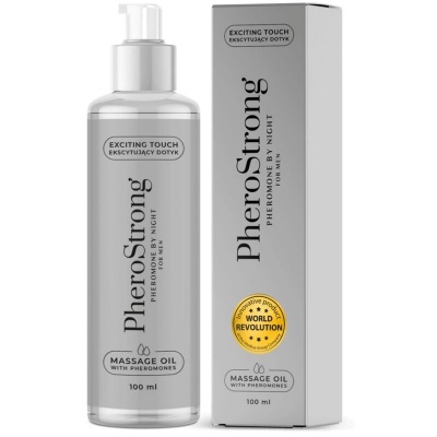 PheroStrong Massage Oil by Night Men 100 ML PheroStrong Massage Oil by Night Men 100 ML