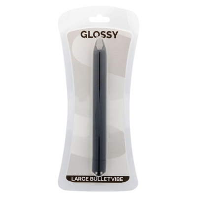 Glossy Slim Vibrator Black - image 3