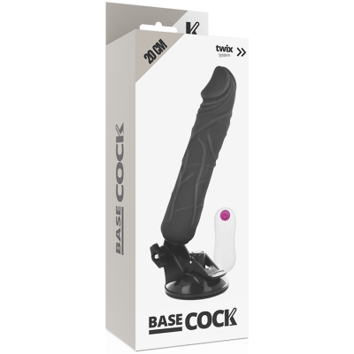 Basecock Realistic Vibrator Black 20 cm - image 4