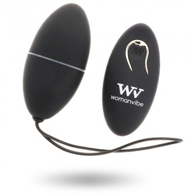 Womanvibe Alsan Remote Control Egg Black