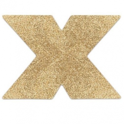 Bijoux Flash Cross Gold Nipple Covers - image 1
