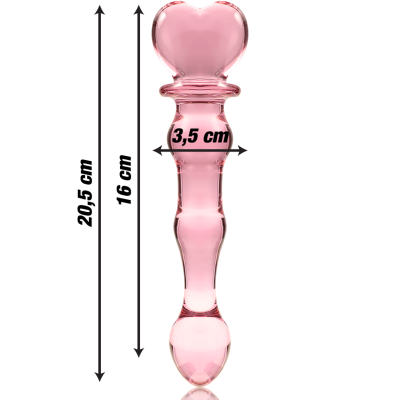 Nebula Series Model 21 Pink Glass Dildo 20.5cm - image 3