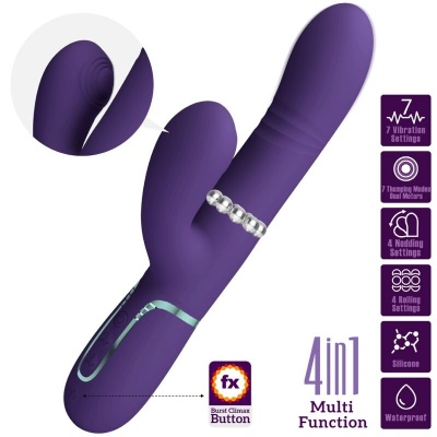 Pretty Love Multifunction G-Spot Vibrator Purple - image 3