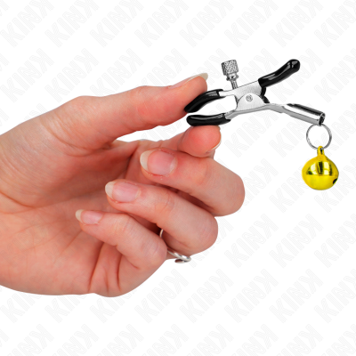 Kink - Gold Single Bell Nipple Clamp 6 CM - image 4