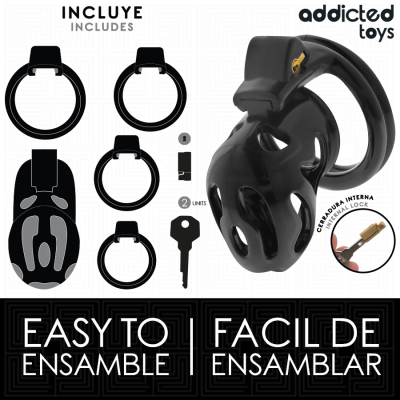 Addicted Toys Locked Sealed Crypt Penis Cage 8cm - image 4