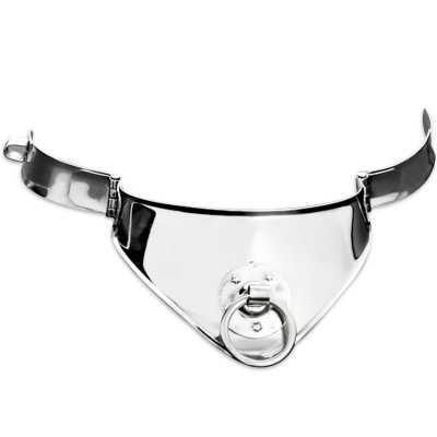 Restraint Collar With Ring And Padlock 12.5 Cm - image 2