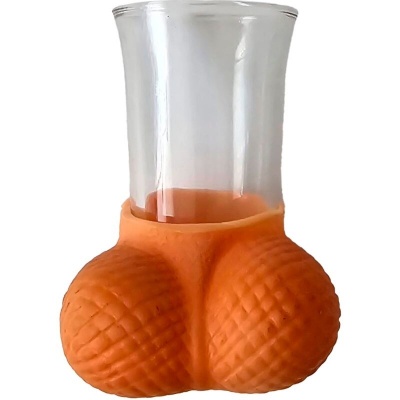Glass Shot Glass with Eggs Glass Shot Glass with Eggs