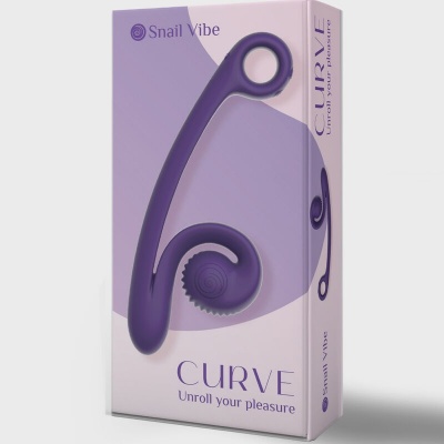 Snail Vibe Curve Vibrator Purple - image 4