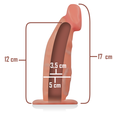 Intense Hollow Harness with Dildo 18cm x 3.5cm - image 5