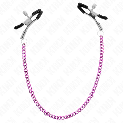 KINK Chain Nipple Clamps Purple 30cm - image 3