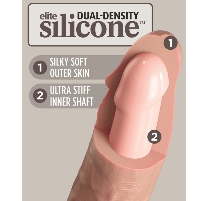 King Cock Elite Vibrating Silicone Dildo 15.2 CM - image 3