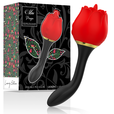 Mia Prague Double Pleasure Licking Vibrator