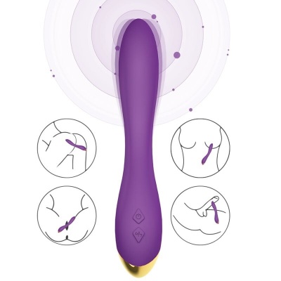 Armony Flamingo Vibrator Multiposition Purple - image 3