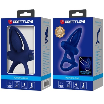 Pretty Love Mat Double Ring with Vibration Stimulator - image 10