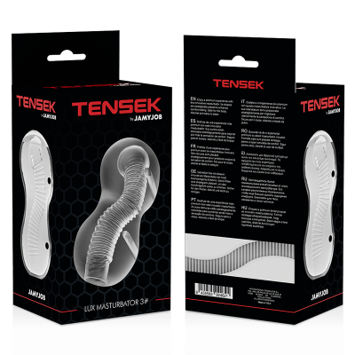 Jamyjob Extreme Tensek 3 Masturbator, Clear - image 6