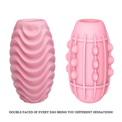 Pretty Love Pink Double-Sided Masturbator Egg - image 3