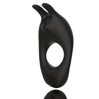 Foto van FeelzToys - Zeus Dual Vibe Cock Ring Black