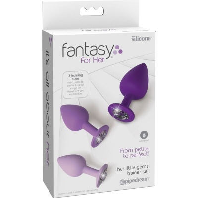 Fantasy for Her Violet Anal Plug Set 3 - image 4