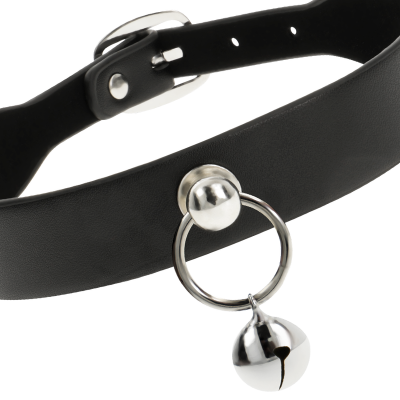 Coquette Chic Desire Vegan Leather Hoop Necklace - image 4
