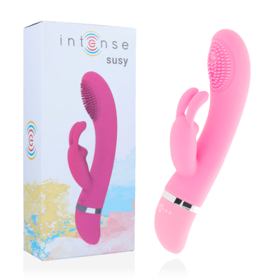 Intense Susy Pink Oscillating Rabbit Vibrator - image 2