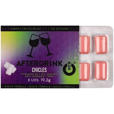 Wug Afterdrink Chewing Gum Blister 8 - image 2
